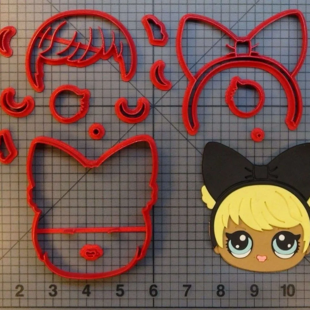 LOL Surprise Doll Curious QT Cookie/Fondant Cutter 3”